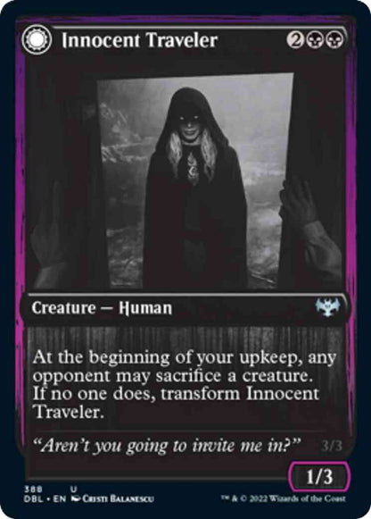 Innocent Traveler // Malicious Invader [388] [Innistrad: Double Feature] [Non-Foil]