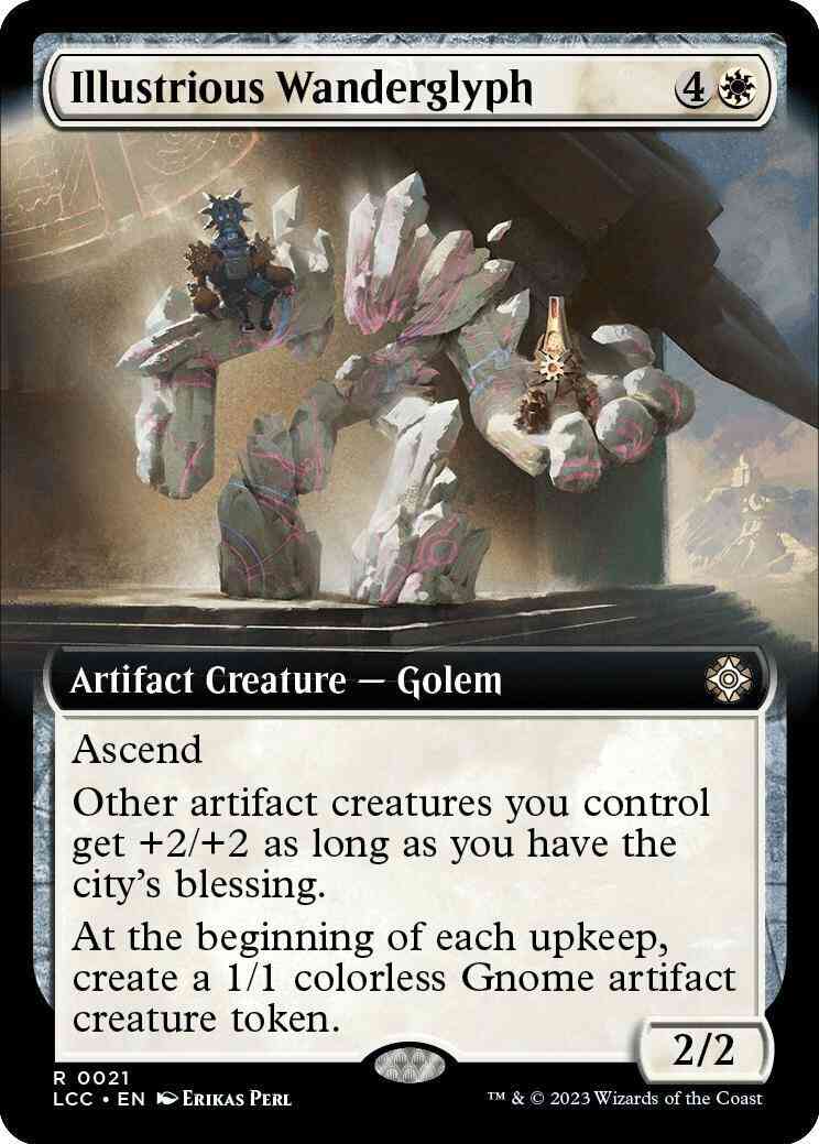 Illustrious Wanderglyph [21] [Extended Art] [The Lost Caverns of Ixalan: Commander] [Non-Foil]