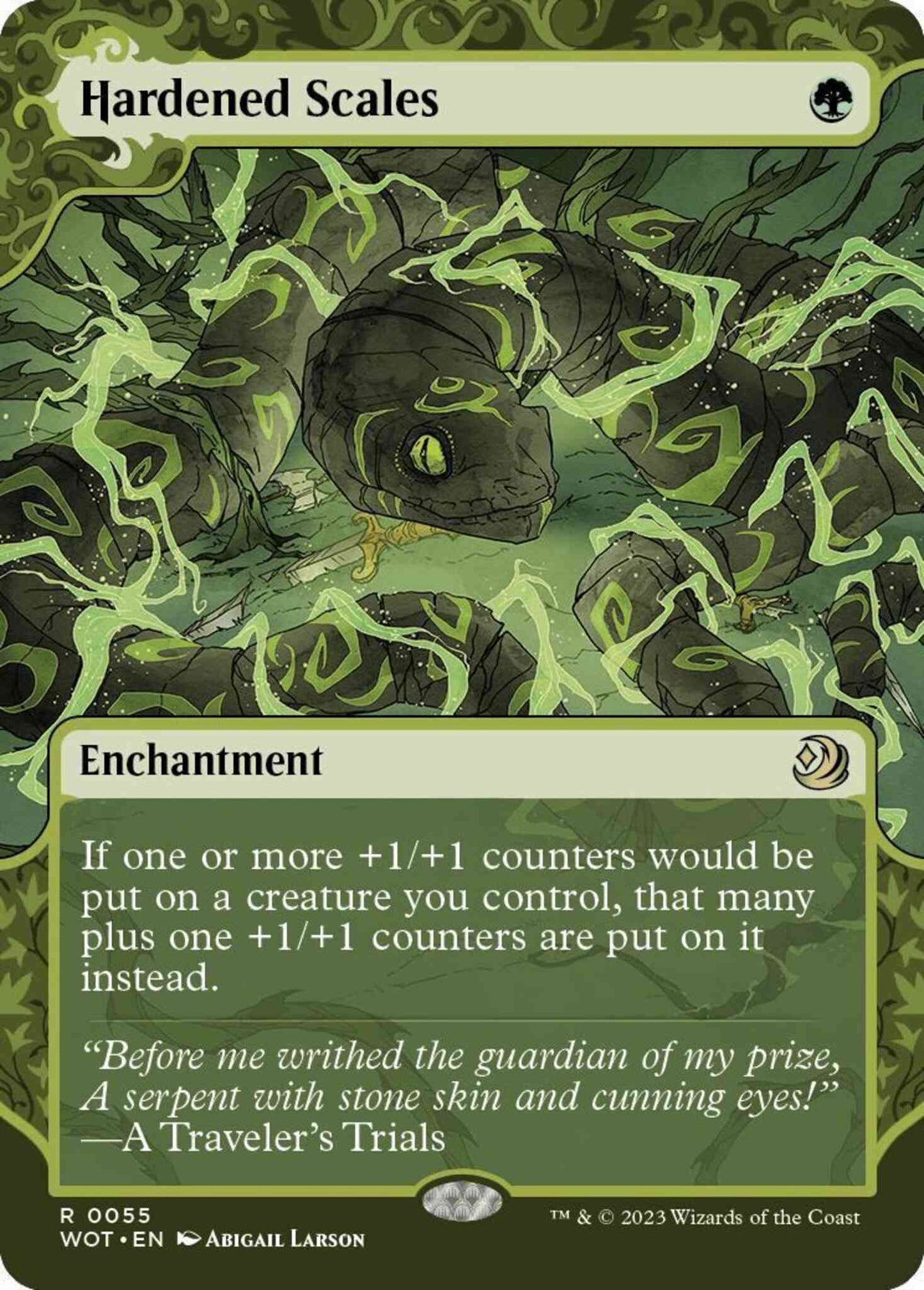 Hardened Scales [55] [Enchanting Tale Showcase] [Wilds of Eldraine: Enchanting Tales] [Non-Foil]