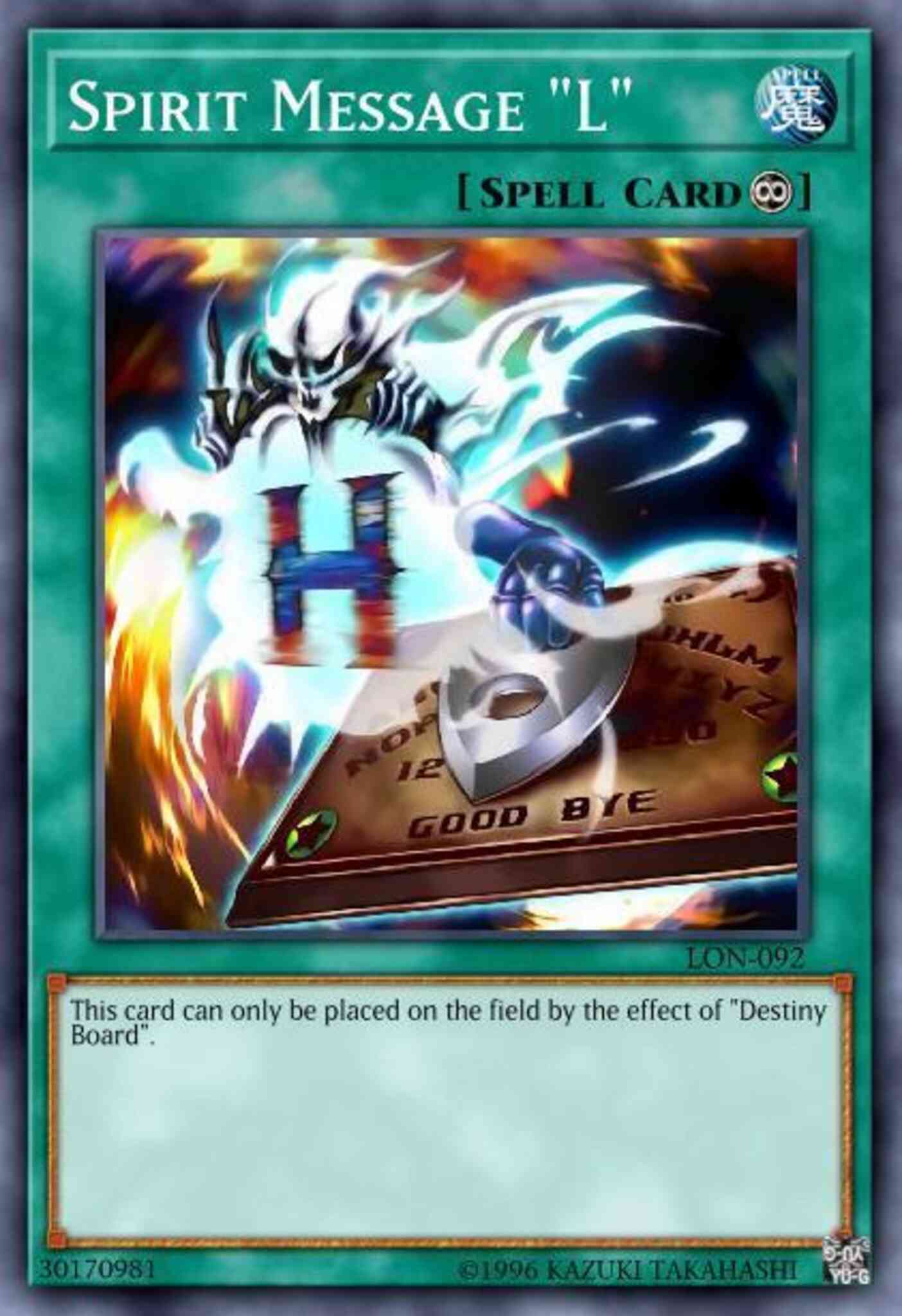 Spirit Message "L" - DPRP-EN045 - Common - 1st Edition