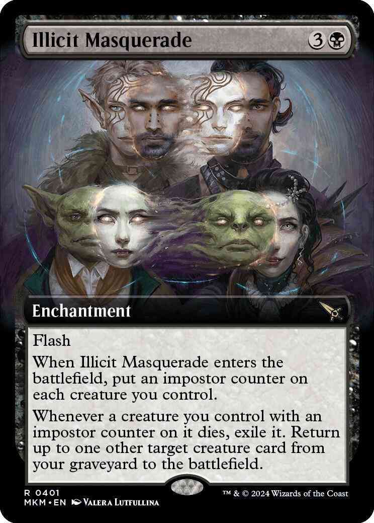 Illicit Masquerade [401] [Extended Art] [Murders at Karlov Manor] [Non-Foil]