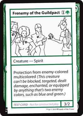 Frenemy of the Guildpact - No Symbol [74] [Mystery Booster Playtest Cards 2021] [Non-Foil]