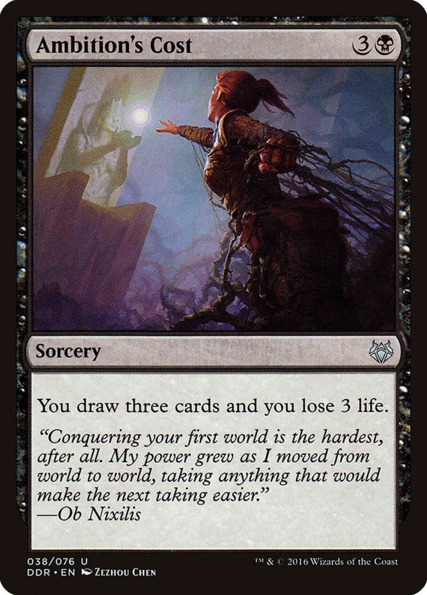 Ambition's Cost [38] [Duel Decks Nissa vs Ob Nixilis] [Non-Foil]