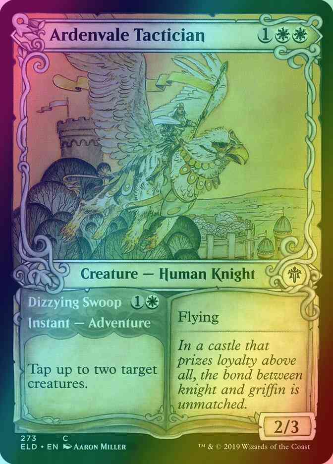 Ardenvale Tactician // Dizzying Swoop [273] [Adventure Showcase] [Throne of Eldraine] [Foil]