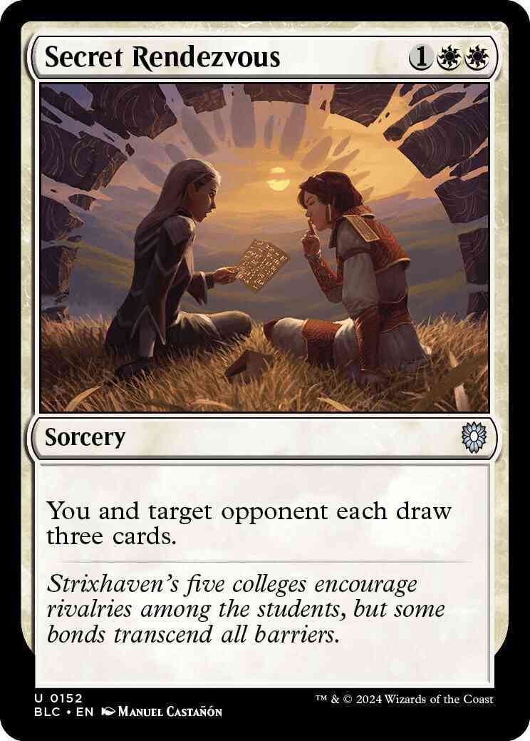 Secret Rendezvous [152] [Bloomburrow: Commander] [Non-Foil]