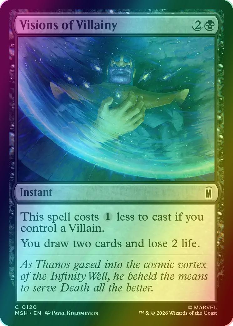 Visions of Villainy [120] [Marvel Super Heroes] [Foil]