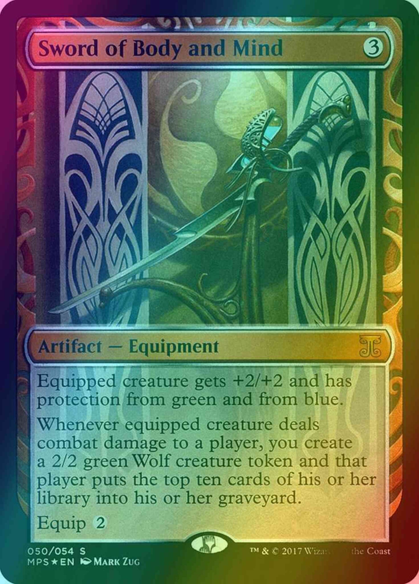 Sword of Body and Mind [50] [Masterpiece Series] [Kaladesh Inventions] [Foil]