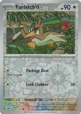 Farfetch'd - 083/165 - Common [sv035-083] [Reverse Holo]
