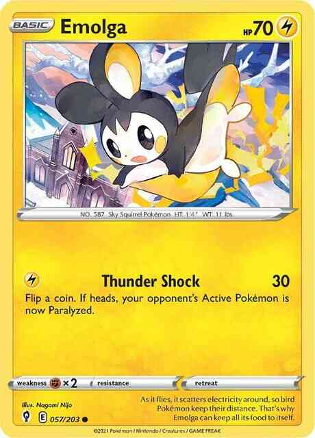 Emolga - 057/203 - Common [swsh7-057] [Non-Holo]