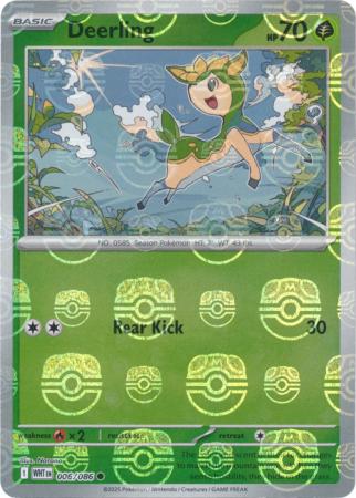 Deerling - Master Ball Pattern - 006/086 - Common [sv105w-006] [Reverse Holo]