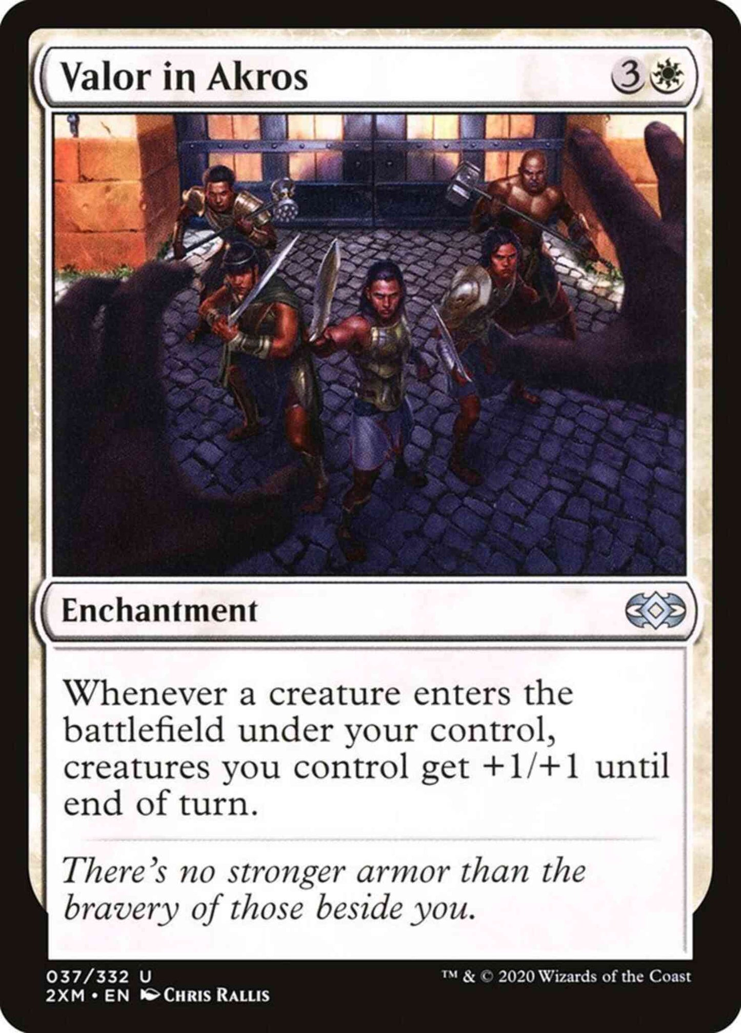 Valor in Akros [37] [Double Masters] [Non-Foil]