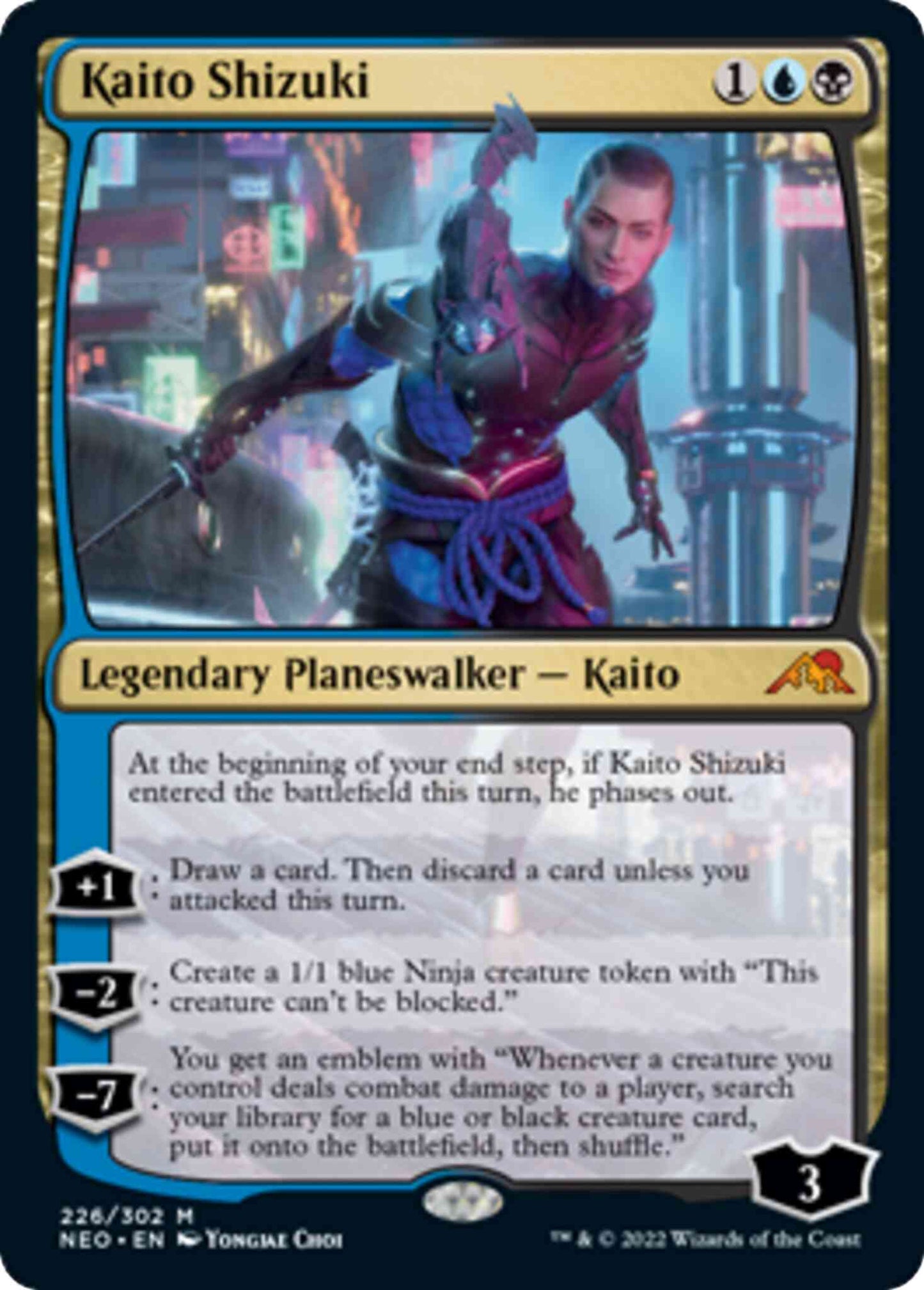 Kaito Shizuki [226] [Kamigawa: Neon Dynasty] [Non-Foil]