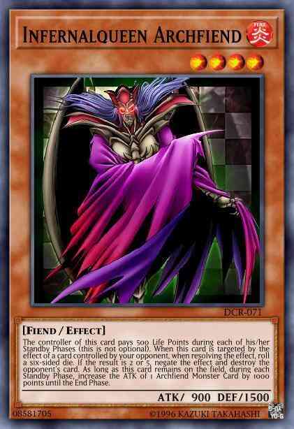 Infernalqueen Archfiend - DCR-071 - Rare - Unlimited