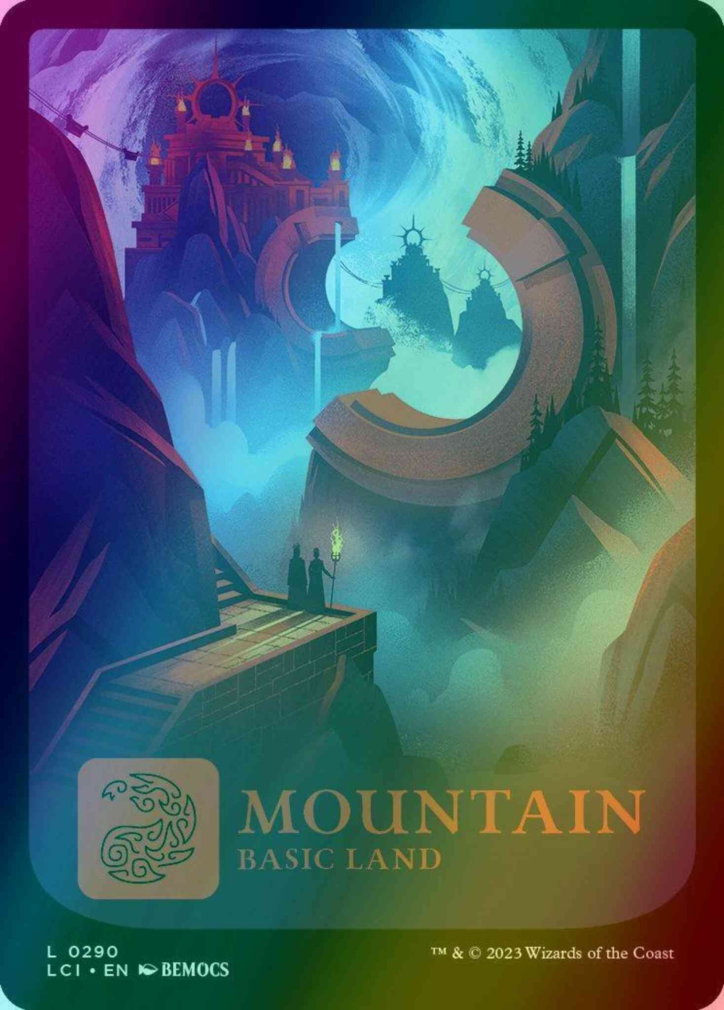 Mountain [290] [Full Art] [The Lost Caverns of Ixalan] [Foil]