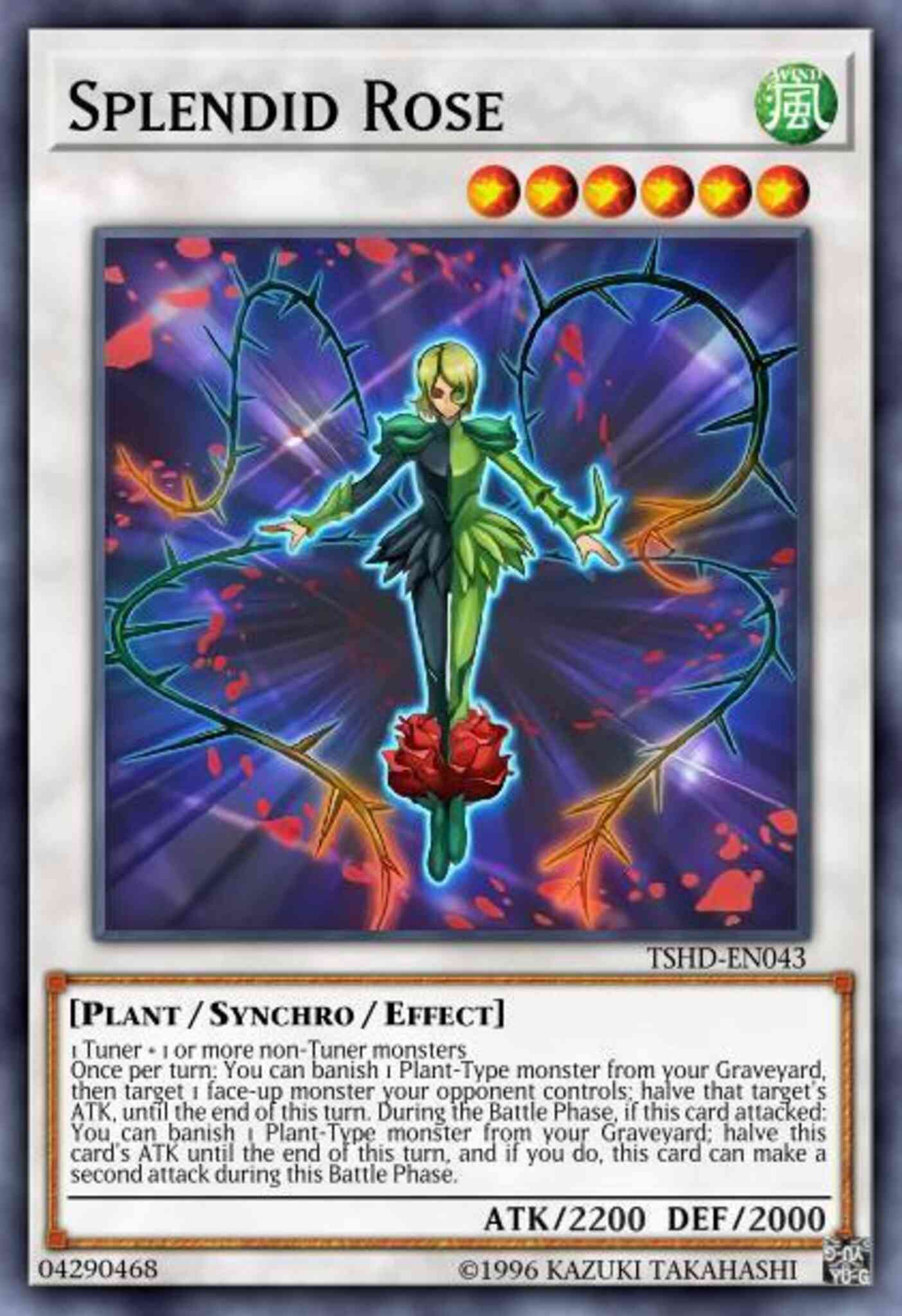 Splendid Rose - TSHD-EN043 - Ultra Rare - 1st Edition