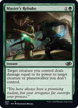 Master's Rebuke [689] [Jumpstart 2022] [Non-Foil]