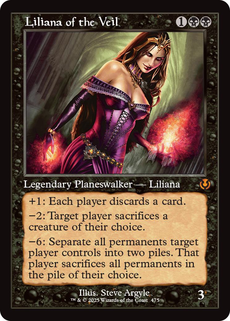 Liliana of the Veil [475] [Retro Frame] [Innistrad Remastered] [Non-Foil]