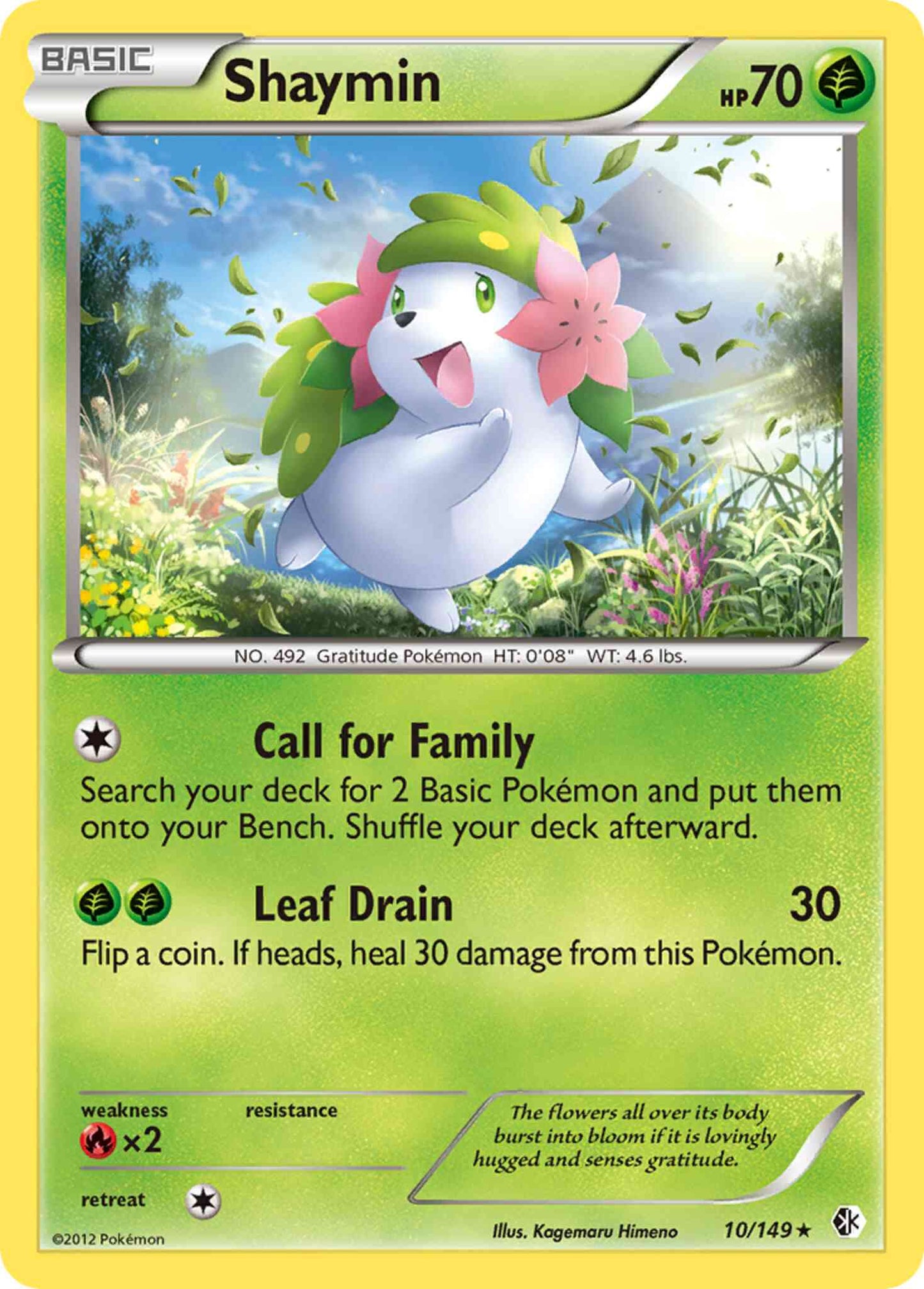 Shaymin - 10/149 - Rare [bw7-10] [Non-Holo]