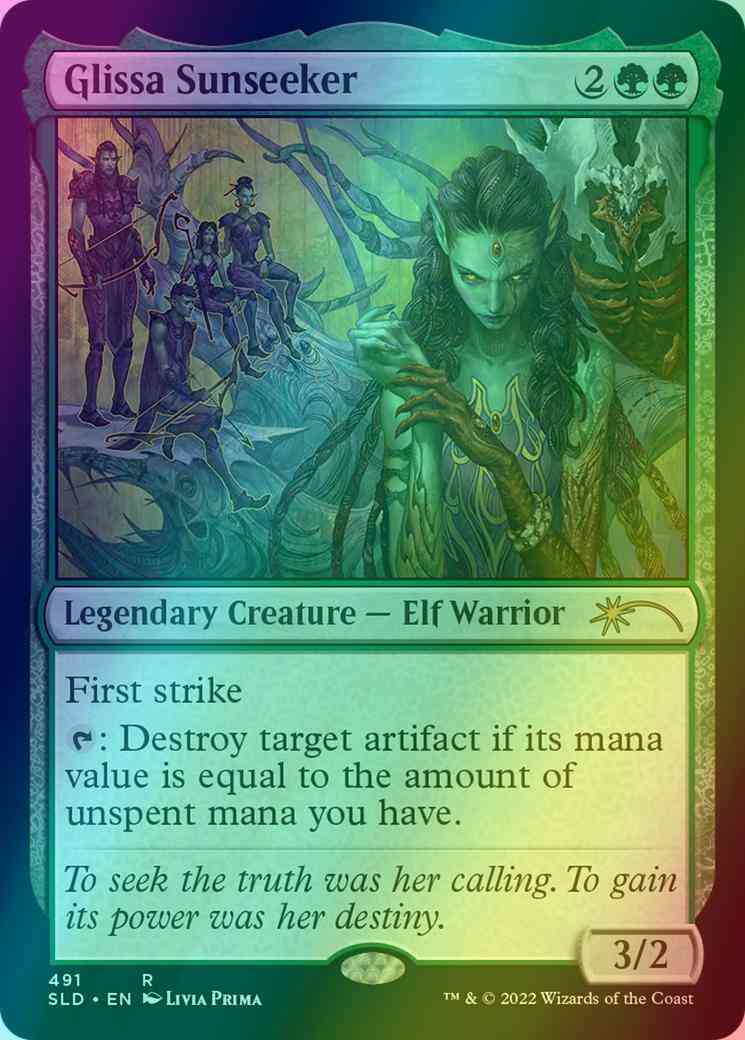 Glissa Sunseeker [0491] [Livia Prima] [Secret Lair Drop] [Foil]