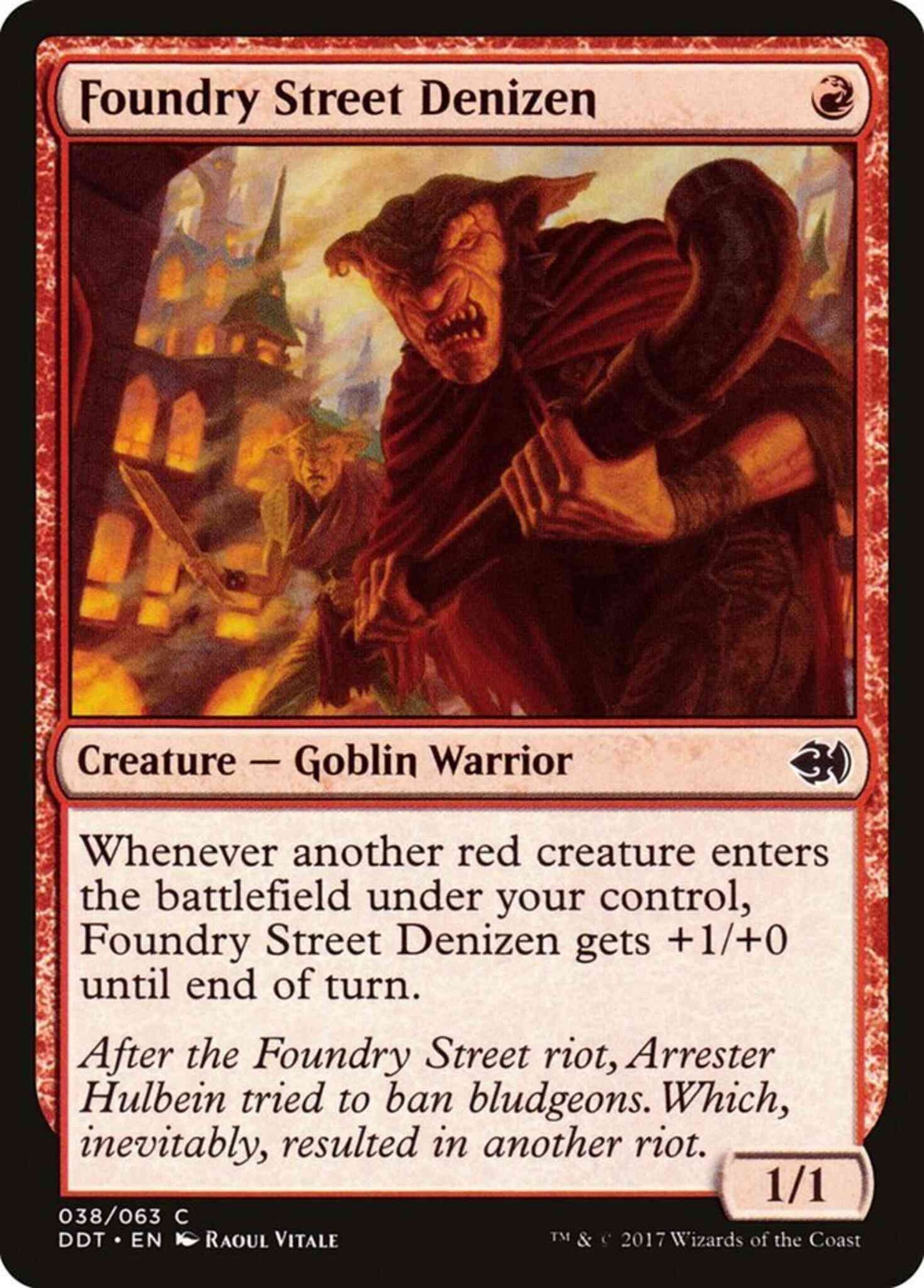 Foundry Street Denizen [38] [Duel Decks Merfolk vs Goblins] [Non-Foil]