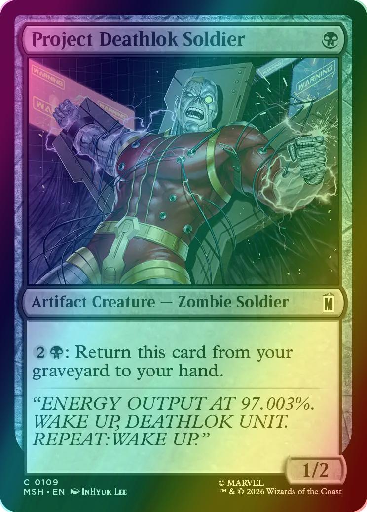 Project Deathlok Soldier [109] [Marvel Super Heroes] [Foil]