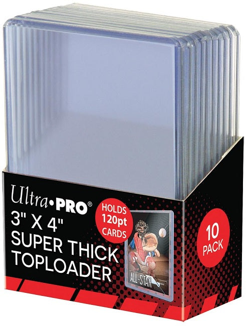 Ultra Pro Toploaders - 120pt - 10ct - Clear