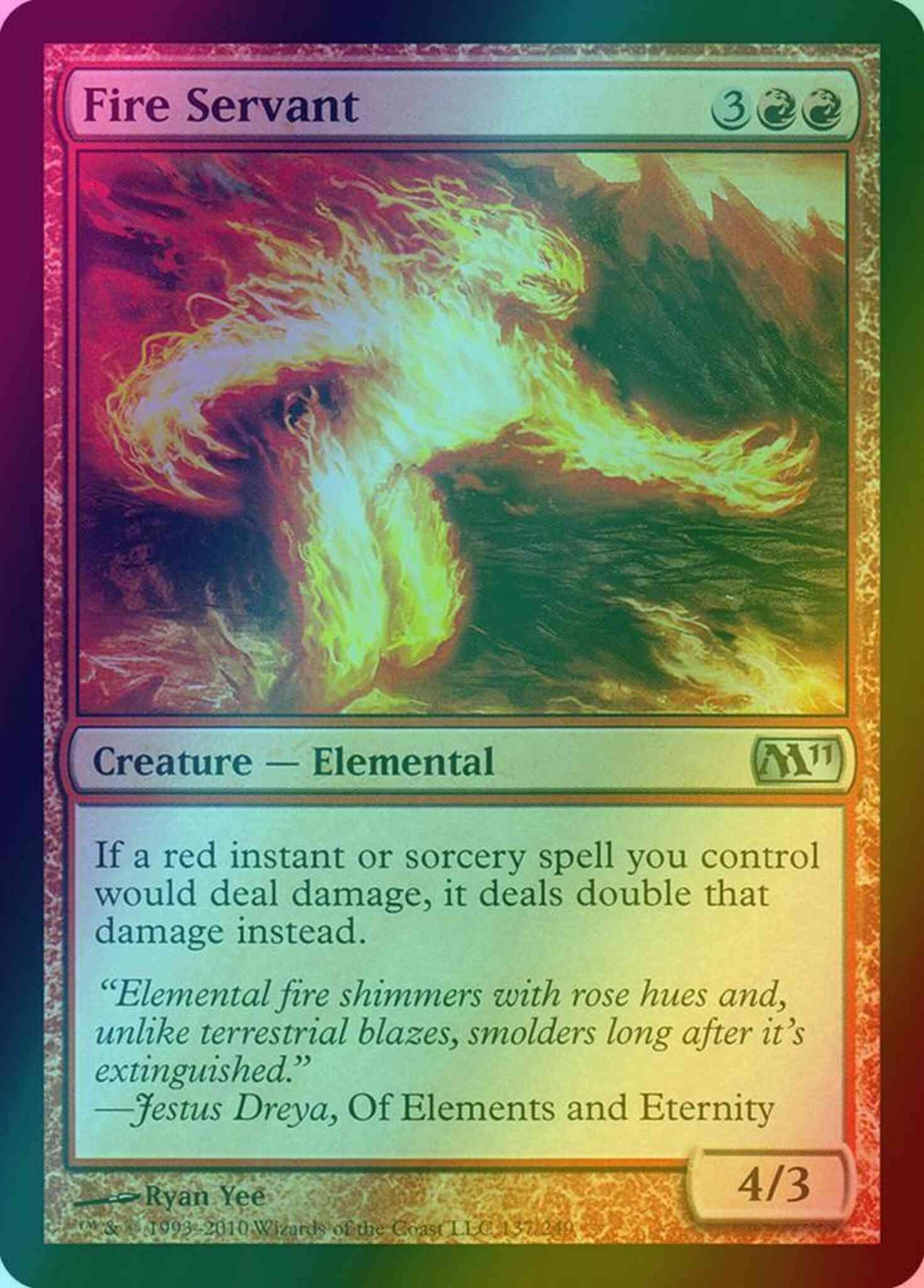 Fire Servant [137] [Magic 2011] [Foil]