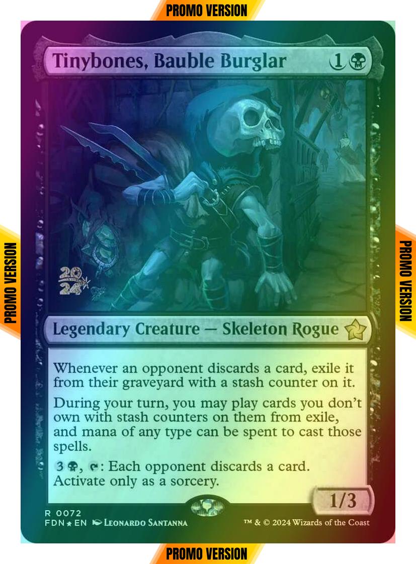Tinybones, Bauble Burglar [72s] [Prerelease] [Foundations: Promos] [Foil]