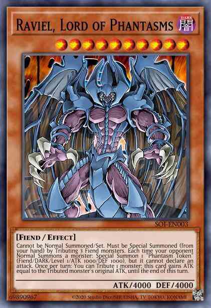 Raviel, Lord of Phantasms - SOI-EN003 - Ultimate Rare - 1st Edition