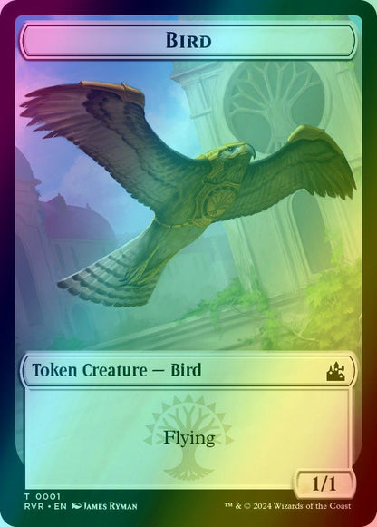 Bird Illusion Token (05) // Bird Token (01) [Ravnica Remastered: Tokens] [Foil]