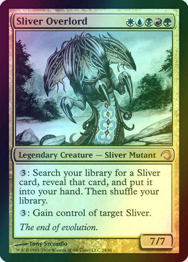 Sliver Overlord [24] [Premium Deck Series: Slivers] [Foil]