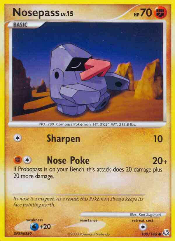Nosepass - 109/146 - Common [dp6-109] [Non-Holo]