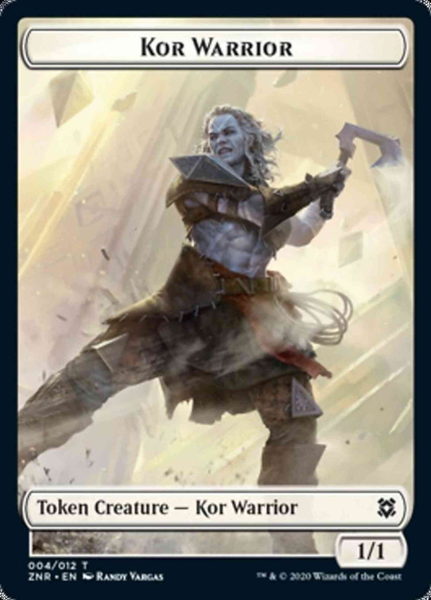 Kor Warrior Token [04] [Zendikar Rising Tokens] [Non-Foil]