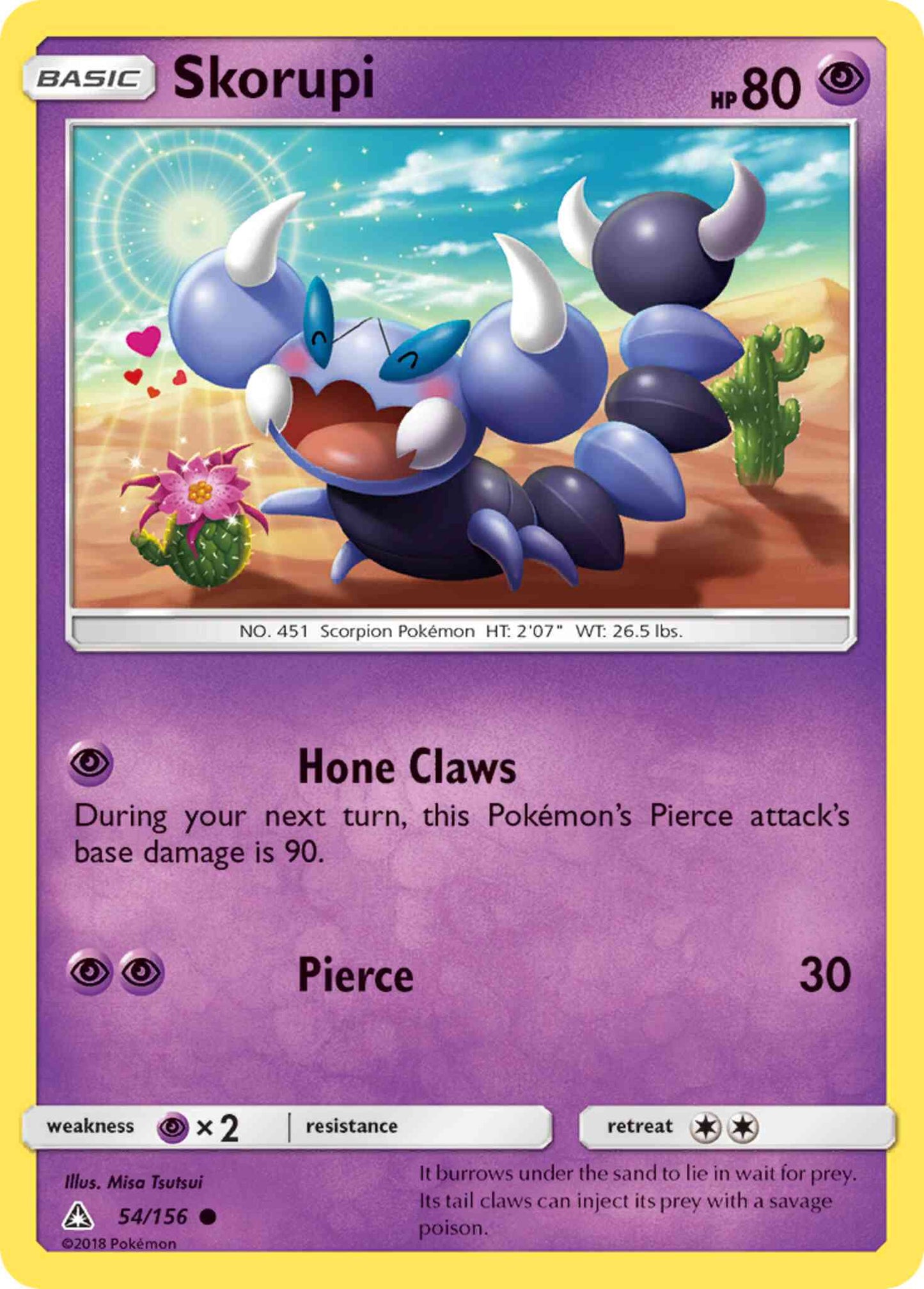Skorupi - 54/156 - Common [sm5-54] [Reverse Holo]