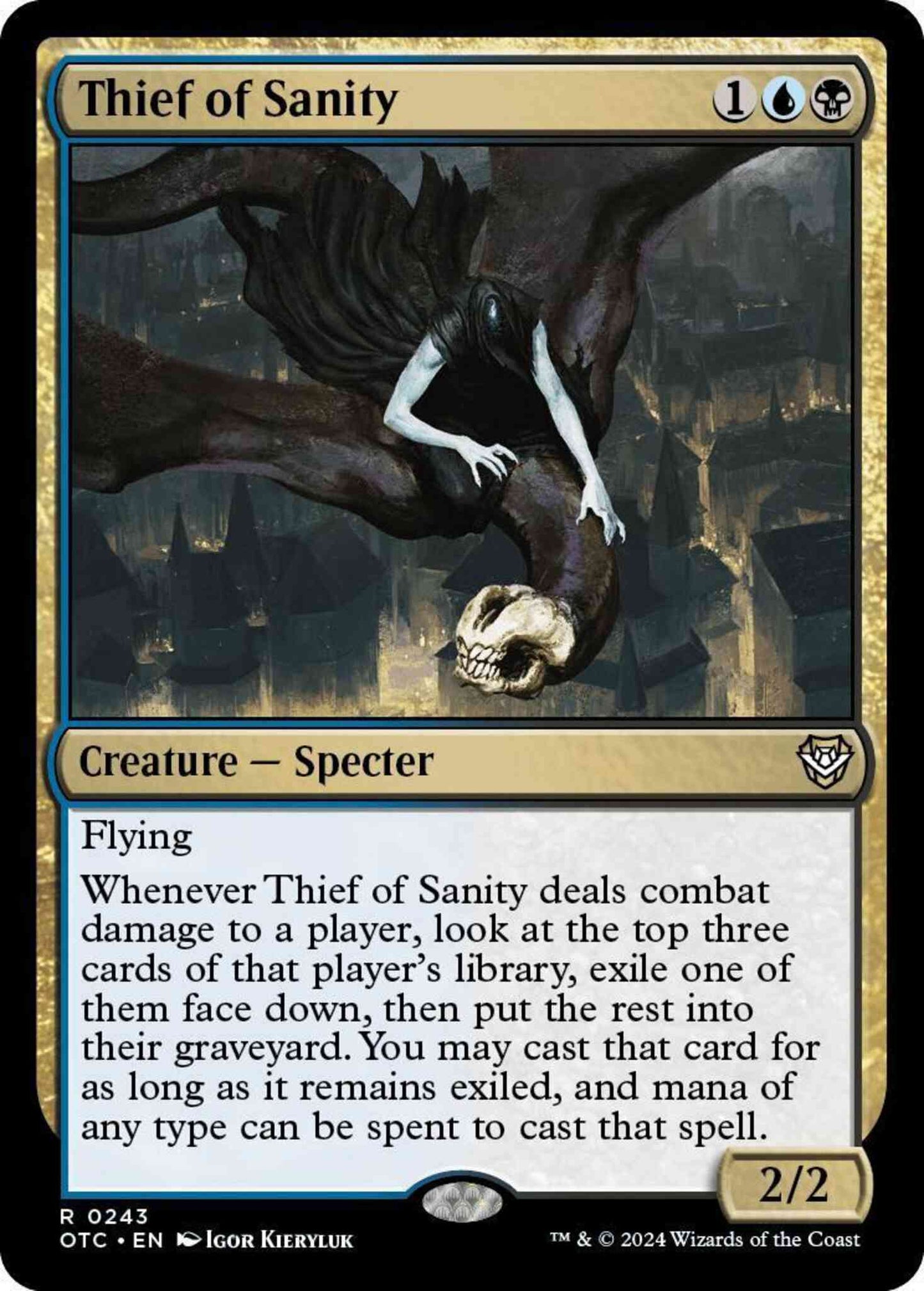 Thief of Sanity [243] [Outlaws of Thunder Junction: Commander] [Non-Foil]
