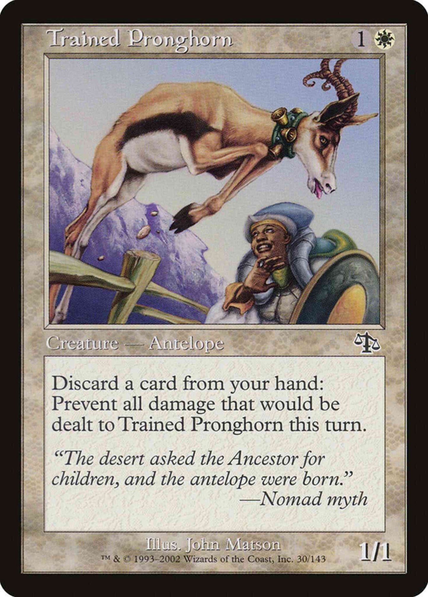 Trained Pronghorn [30] [Judgment] [Non-Foil]