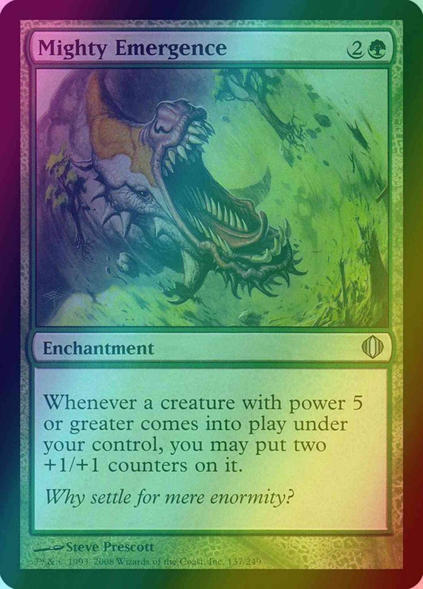 Mighty Emergence [137] [Shards Of Alara] [Foil]