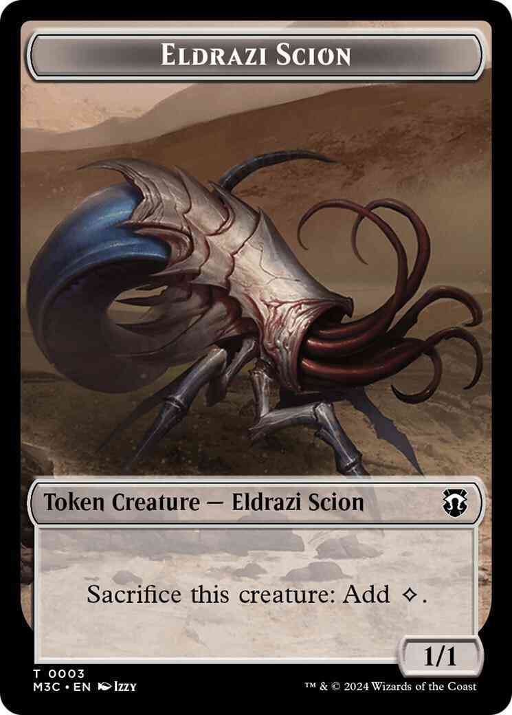 Eldrazi Scion Token (03) // Eldrazi Spawn Token (38) [Modern Horizons 3: Commander: Tokens] [Non-Foil/Ripple Foil]