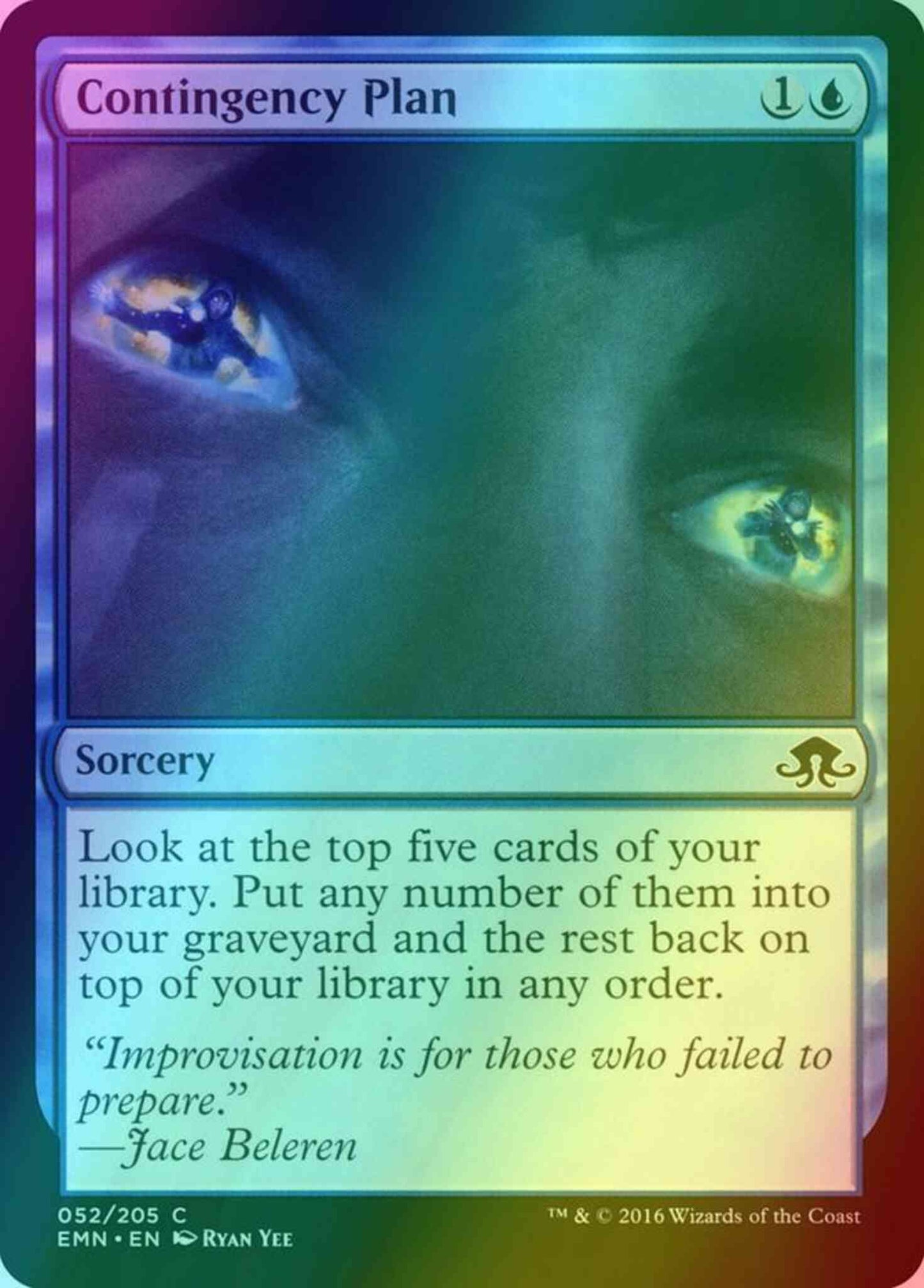 Contingency Plan [52] [Eldritch Moon] [Foil]