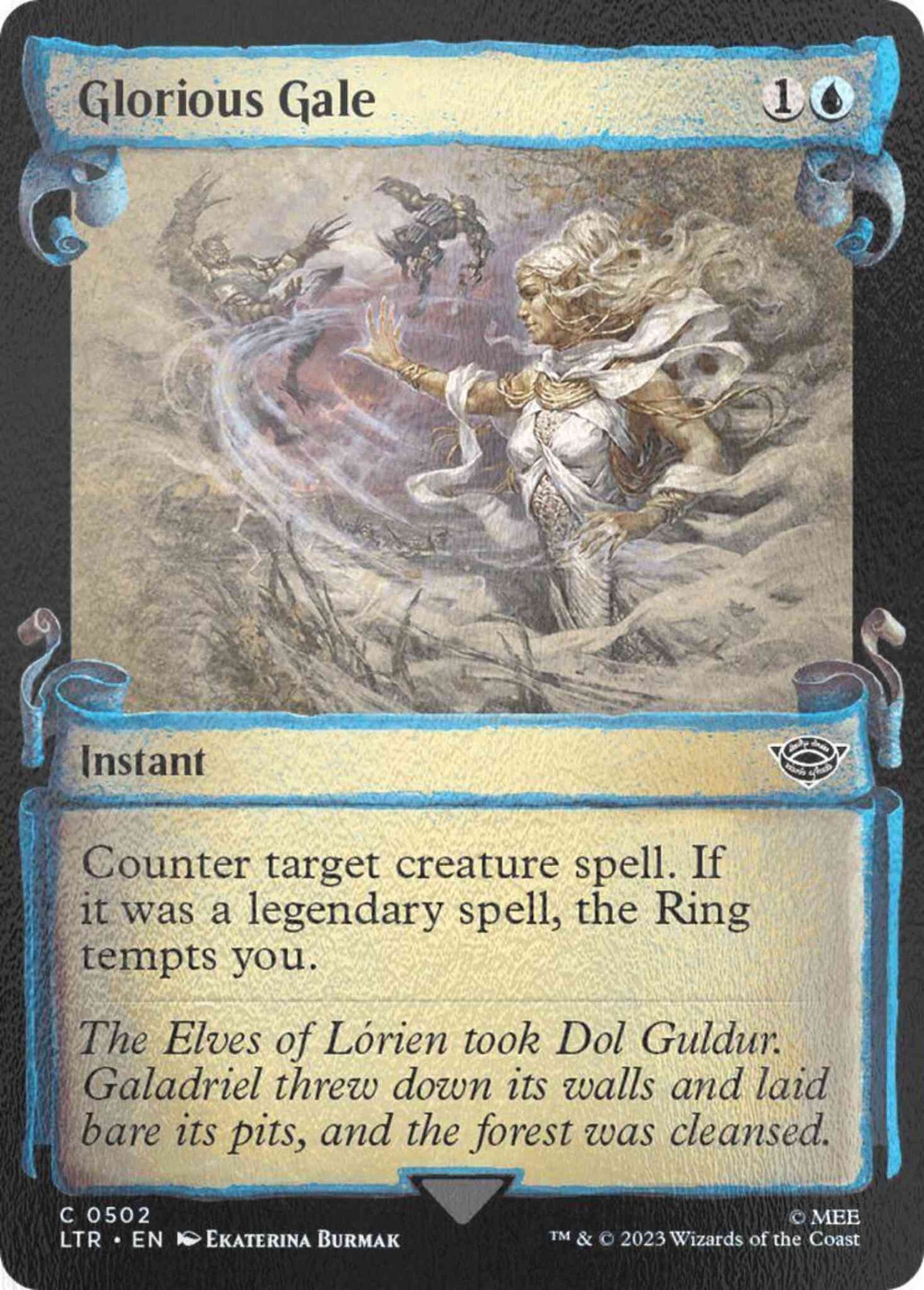 Glorious Gale [502] [Scrolls Showcase] [The Lord of the Rings: Tales of Middle-earth] [Silver Foil]