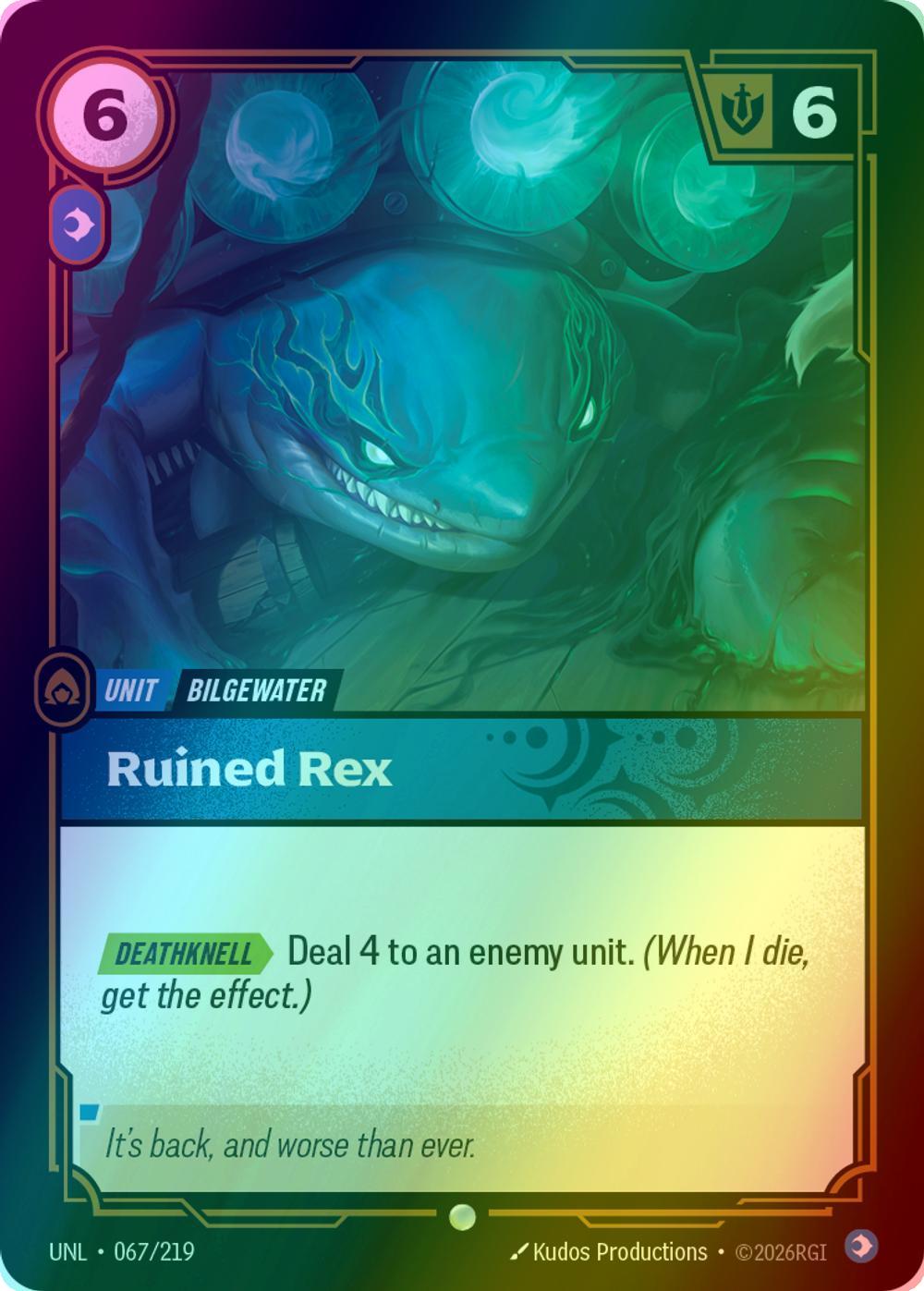 Ruined Rex - 067/219 [Unleashed] [Foil]