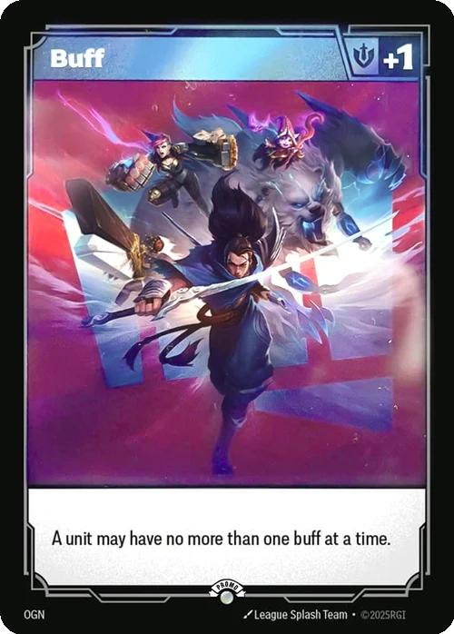 Buff // Buff (Fist Bump Promo) - T01 [Riftbound Promotional Cards] [Foil]