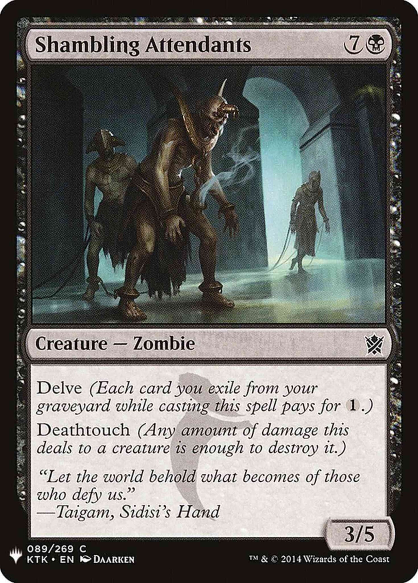 Shambling Attendants [KTK-89] [The List] [Non-Foil]