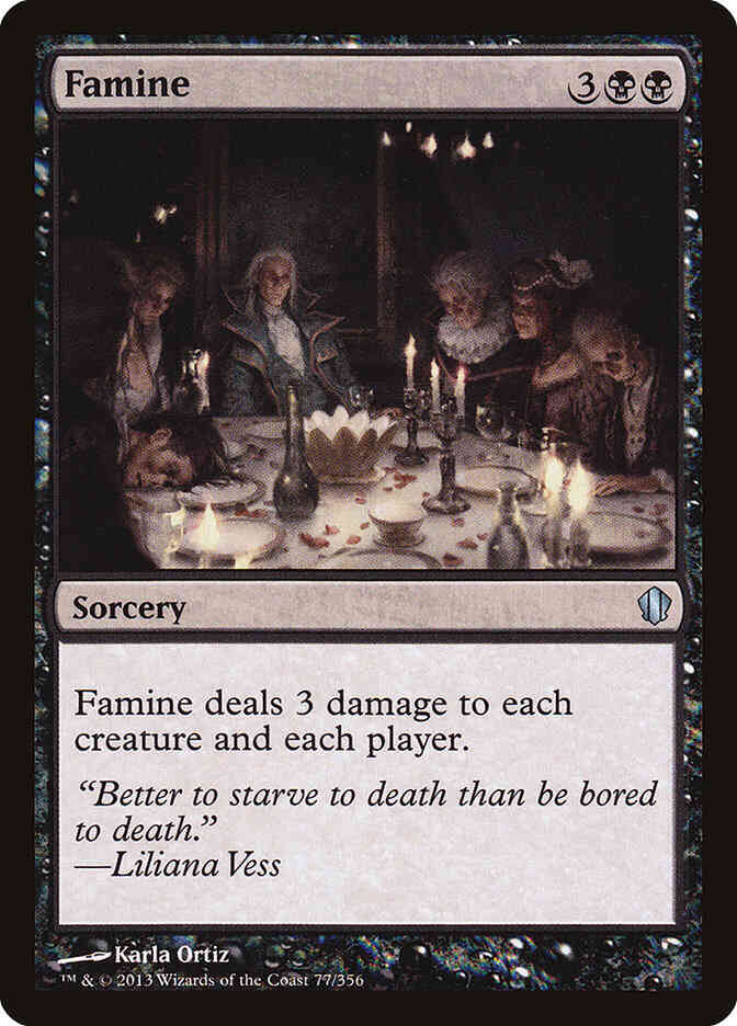 Famine [77] [Commander 2013] [Non-Foil]