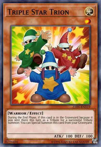 Triple Star Trion - ZTIN-EN019 - Super Rare - 1st Edition