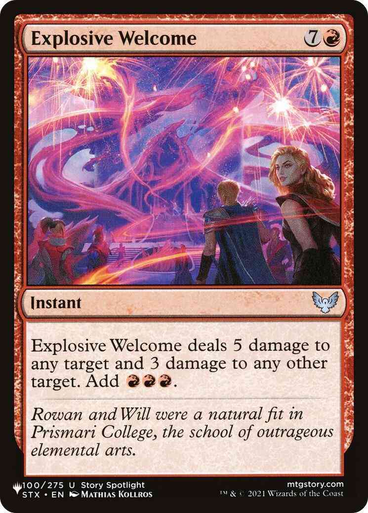 Explosive Welcome [STX-100] [The List] [Non-Foil]