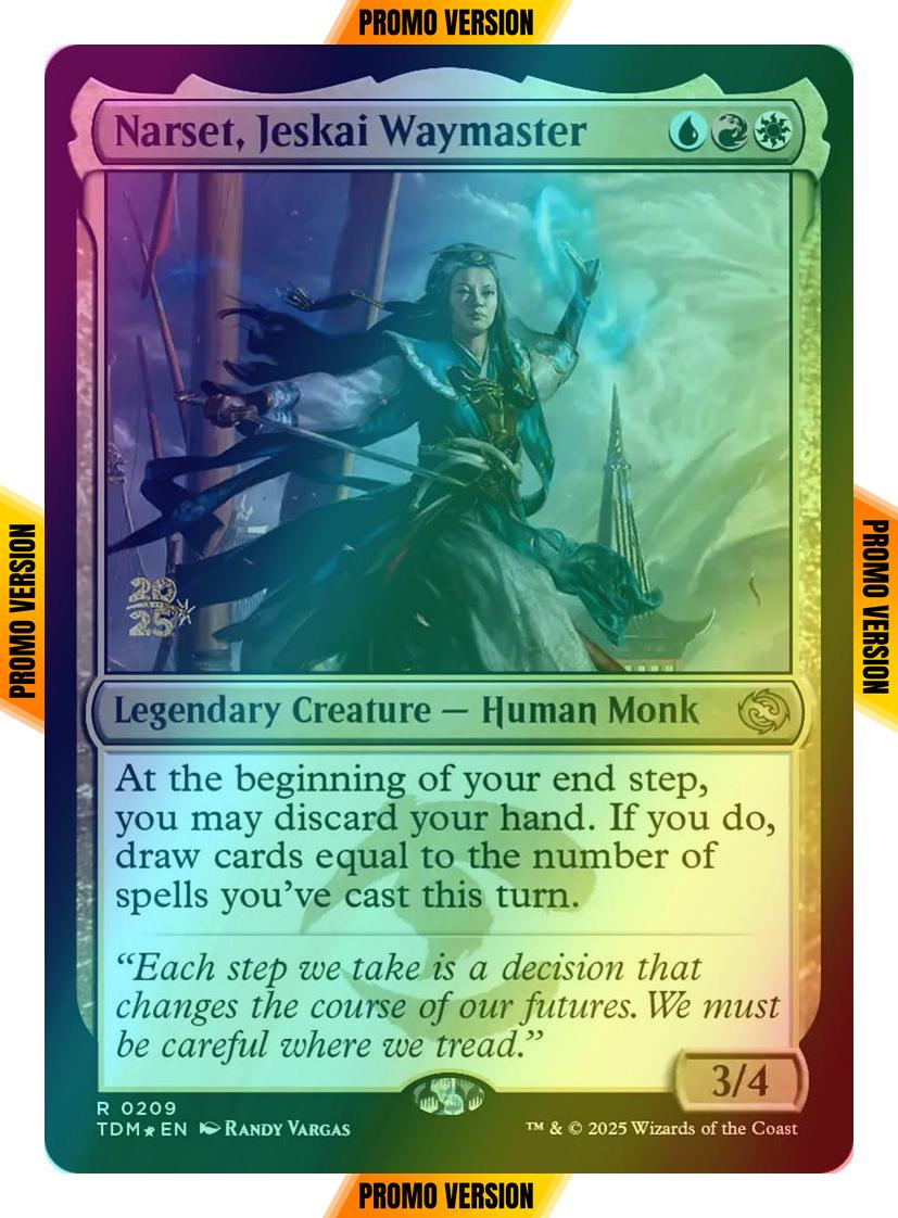 Narset, Jeskai Waymaster [209s] [Prerelease] [Tarkir: Dragonstorm: Promos] [Foil]