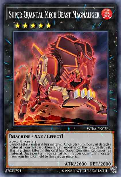 Super Quantal Mech Beast Magnaliger - WIRA-EN036 - Ultra Rare - 1st Edition