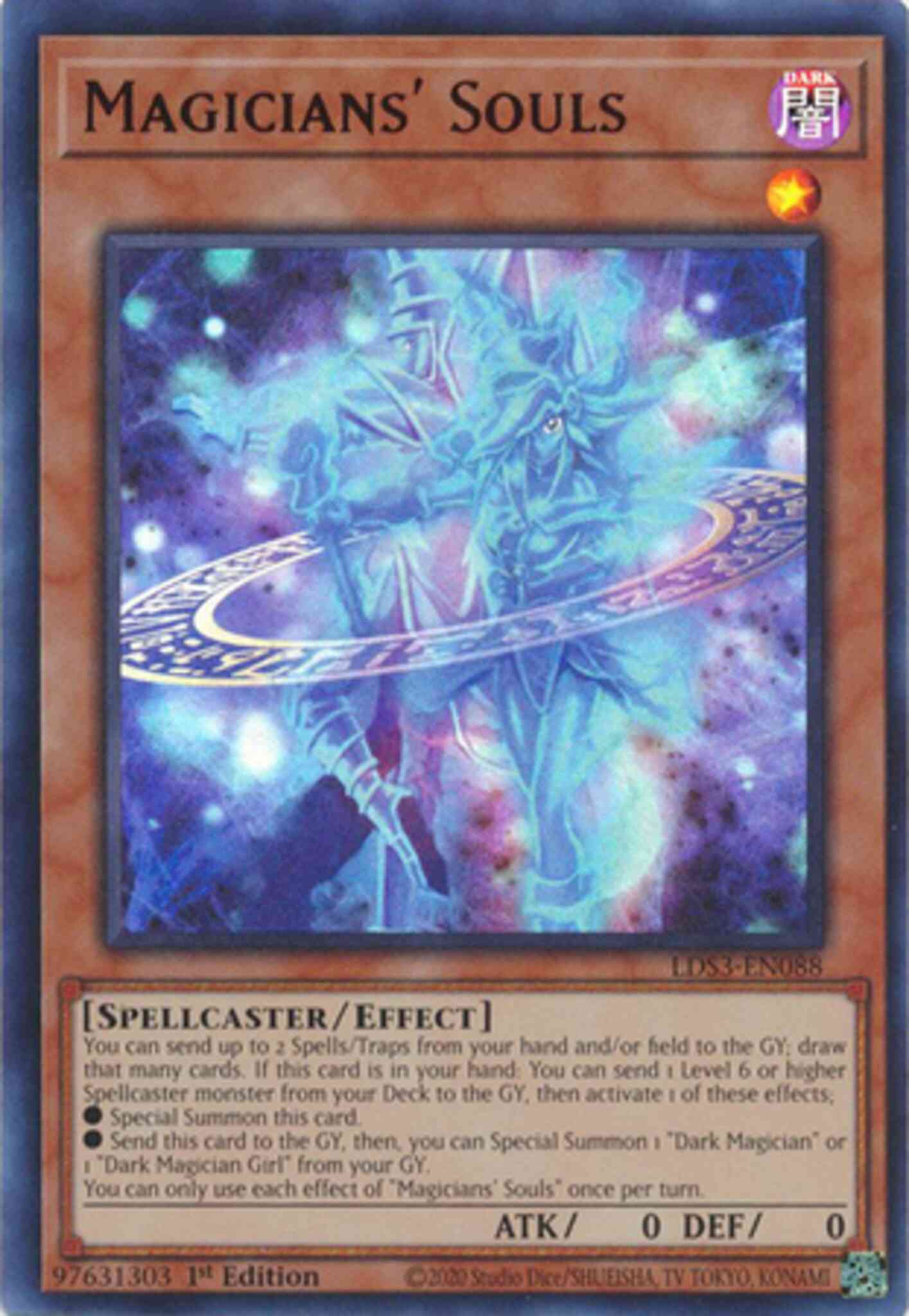 Magicians' Souls - Red - LDS3-EN088 - Ultra Rare - 1st Edition