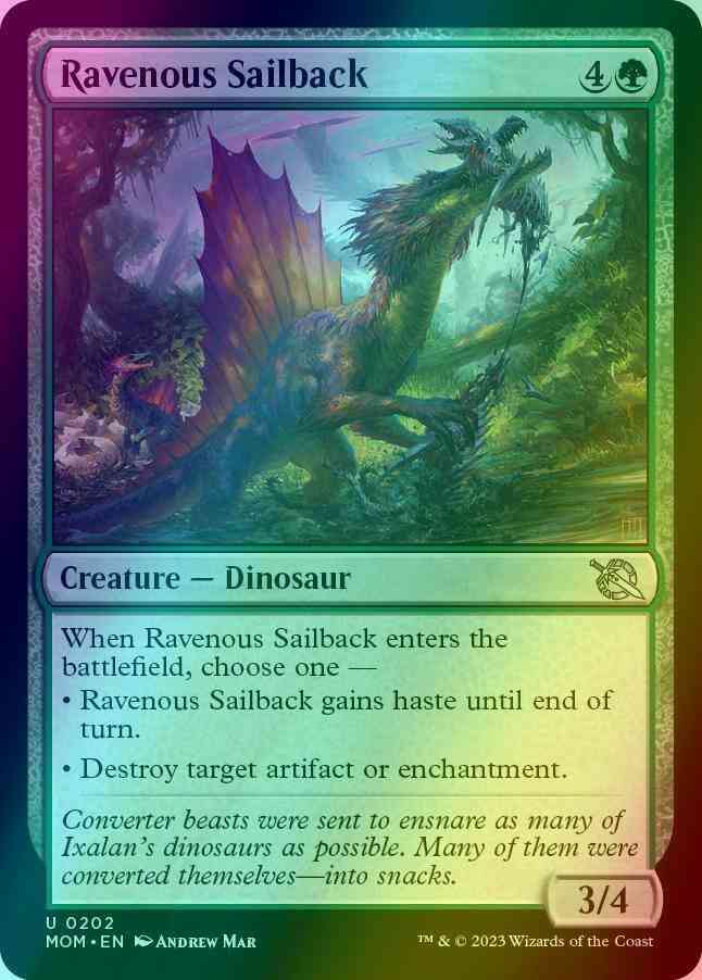Ravenous Sailback [202] [March of the Machine] [Foil]